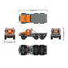 bloom PZ6 Bloom-PZ6 Climbing Truck Xếp hình lắp ráp ghép mô hình Xe leo núi Bloom PZ6 loại phẳng