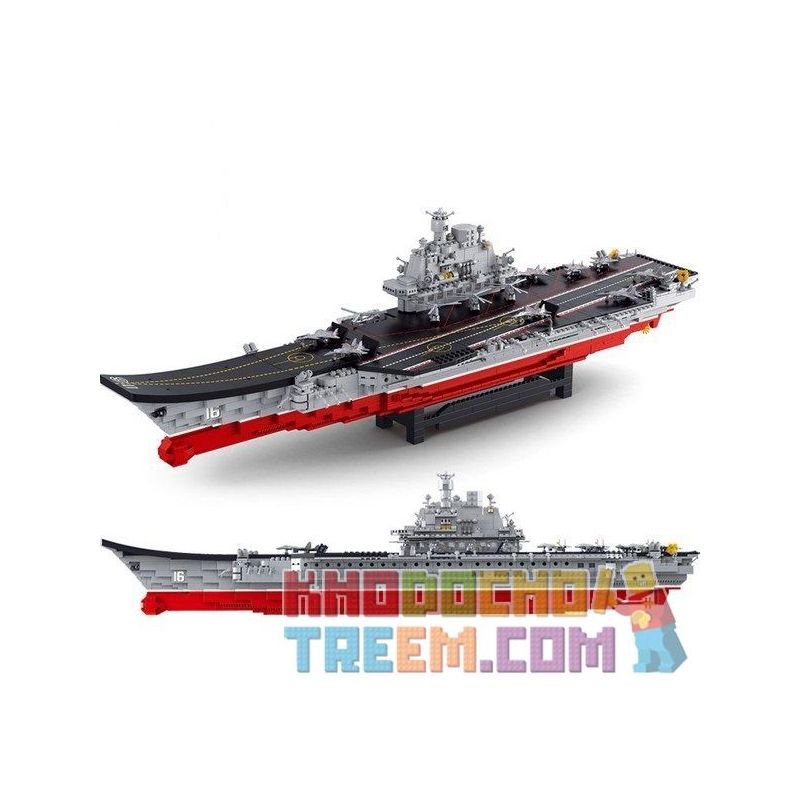 SLUBAN M38-B0388 B0388 0388 M38B0388 38-B0388 non  TÀU SÂN BAY TỈ LỆ 1:350 tỷ lệ 1:350 bộ đồ chơi xếp lắp ráp ghép mô hình Military Army AIRCRAFT CARRIER LIAONING Quân Sự Bộ Đội 1881 khối