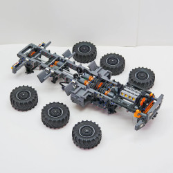 bloom PZ6 Bloom-PZ6 Climbing Truck Xếp hình lắp ráp ghép mô hình Xe leo núi Bloom PZ6 loại phẳng