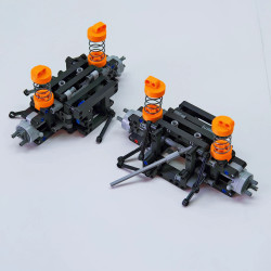bloom PZ6 Bloom-PZ6 Climbing Truck Xếp hình lắp ráp ghép mô hình Xe leo núi Bloom PZ6 loại phẳng