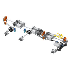 bloom PZ6 Bloom-PZ6 Climbing Truck Xếp hình lắp ráp ghép mô hình Xe leo núi Bloom PZ6 loại phẳng