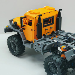 bloom PZ6 Bloom-PZ6 Climbing Truck Xếp hình lắp ráp ghép mô hình Xe leo núi Bloom PZ6 loại phẳng