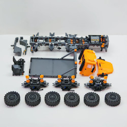 bloom PZ6 Bloom-PZ6 Climbing Truck Xếp hình lắp ráp ghép mô hình Xe leo núi Bloom PZ6 loại phẳng