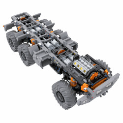 bloom PZ6 Bloom-PZ6 Climbing Truck Xếp hình lắp ráp ghép mô hình Xe leo núi Bloom PZ6 loại phẳng