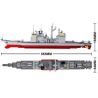 SLUBAN M38-B0389 B0389 0389 M38B0389 38-B0389 non  TÀU CHIẾN tỷ lệ 1:350 bộ đồ chơi xếp lắp ráp ghép mô hình Military Army CRUISER Quân Sự Bộ Đội 883 khối