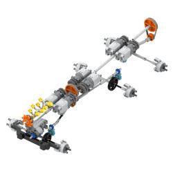 bloom PZ6 Bloom-PZ6 Climbing Truck Xếp hình lắp ráp ghép mô hình Xe leo núi Bloom PZ6 loại phẳng