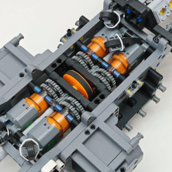 bloom PZ6 Bloom-PZ6 Climbing Truck Xếp hình lắp ráp ghép mô hình Xe leo núi Bloom PZ6 loại phẳng
