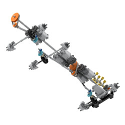 bloom PZ6 Bloom-PZ6 Climbing Truck Xếp hình lắp ráp ghép mô hình Xe leo núi Bloom PZ6 loại phẳng