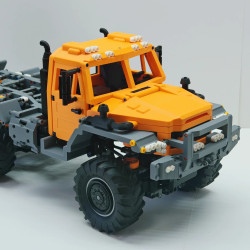 bloom PZ6 Bloom-PZ6 Climbing Truck Xếp hình lắp ráp ghép mô hình Xe leo núi Bloom PZ6 loại phẳng