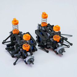 bloom PZ6 Bloom-PZ6 Climbing Truck Xếp hình lắp ráp ghép mô hình Xe leo núi Bloom PZ6 loại phẳng