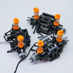 bloom PZ6 Bloom-PZ6 Climbing Truck Xếp hình lắp ráp ghép mô hình Xe leo núi Bloom PZ6 loại phẳng