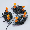 bloom PZ6 Bloom-PZ6 Climbing Truck Xếp hình lắp ráp ghép mô hình Xe leo núi Bloom PZ6 loại phẳng