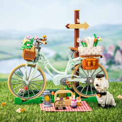 Pantasy 85059 Spring Picnic Bicycle Xếp hình lắp ráp ghép mô hình xe đạp nữ