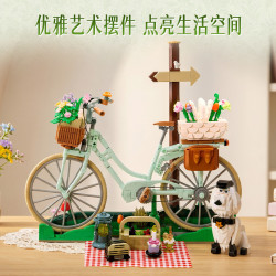 Pantasy 85059 Spring Picnic Bicycle Xếp hình lắp ráp ghép mô hình xe đạp nữ
