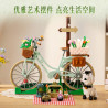 Pantasy 85059 Spring Picnic Bicycle Xếp hình lắp ráp ghép mô hình xe đạp nữ
