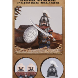 Decool BrickCool 36801 Decool BrickCool 36802 Decool BrickCool 36803 Decool BrickCool 36804 Decool BrickCool 36805 Xếp hình lắp ráp ghép mô hình Anh hùng Trung Hoa: Binh lính 5 loại: Quân sắt Hán, quân Đại Tần, Búa Mông Cổ, Kiếm Mông Cổ, Chiến binh đất nung và ngựa