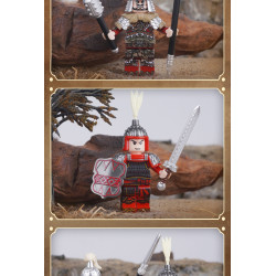 Decool BrickCool 36801 Decool BrickCool 36802 Decool BrickCool 36803 Decool BrickCool 36804 Decool BrickCool 36805 Xếp hình lắp ráp ghép mô hình Anh hùng Trung Hoa: Binh lính 5 loại: Quân sắt Hán, quân Đại Tần, Búa Mông Cổ, Kiếm Mông Cổ, Chiến binh đất nung và ngựa