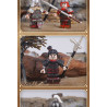Decool BrickCool 36801 Decool BrickCool 36802 Decool BrickCool 36803 Decool BrickCool 36804 Decool BrickCool 36805 Xếp hình lắp ráp ghép mô hình Anh hùng Trung Hoa: Binh lính 5 loại: Quân sắt Hán, quân Đại Tần, Búa Mông Cổ, Kiếm Mông Cổ, Chiến binh đất nung và ngựa