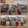Decool BrickCool 36801 Decool BrickCool 36802 Decool BrickCool 36803 Decool BrickCool 36804 Decool BrickCool 36805 Xếp hình lắp ráp ghép mô hình Anh hùng Trung Hoa: Binh lính 5 loại: Quân sắt Hán, quân Đại Tần, Búa Mông Cổ, Kiếm Mông Cổ, Chiến binh đất nung và ngựa