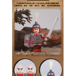 Decool BrickCool 36801 Decool BrickCool 36802 Decool BrickCool 36803 Decool BrickCool 36804 Decool BrickCool 36805 Xếp hình lắp ráp ghép mô hình Anh hùng Trung Hoa: Binh lính 5 loại: Quân sắt Hán, quân Đại Tần, Búa Mông Cổ, Kiếm Mông Cổ, Chiến binh đất nung và ngựa