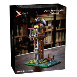 Xbert 66203 Post Apocalyptic Outpost Xếp hình lắp ráp ghép mô hình Tiền đồn ngày tận thế Tháp canh cô đơn