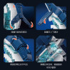 Xbert 66197 Blue Whale Xếp hình lắp ráp ghép mô hình cá voi xanh