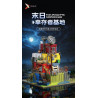 Rebrickable MOC-56760 Xbert 66202 Post Apocalyptic Survivors Base Xếp hình lắp ráp ghép mô hình căn cứ sống sót ngày tận thế