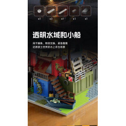 Rebrickable MOC-56760 Xbert 66202 Post Apocalyptic Survivors Base Xếp hình lắp ráp ghép mô hình căn cứ sống sót ngày tận thế
