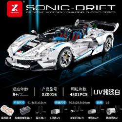 XINZHUAN XZ0016 Xếp hình lắp ráp ghép mô hình Ferrari FXXK EVO 1:8