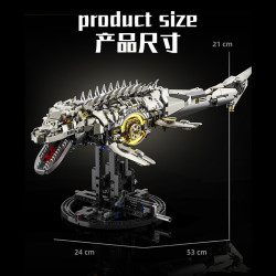 Beautiful and 13100 Xếp hình lắp ráp ghép mô hình Mosasaurus cơ khí