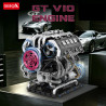 GISEGA G8912 GT V10 Engine Xếp hình lắp ráp ghép mô hình Động cơ V10