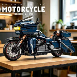 GULY 60540 Xếp hình lắp ráp ghép mô hình Xe máy lượn đường phố Harley 1:5