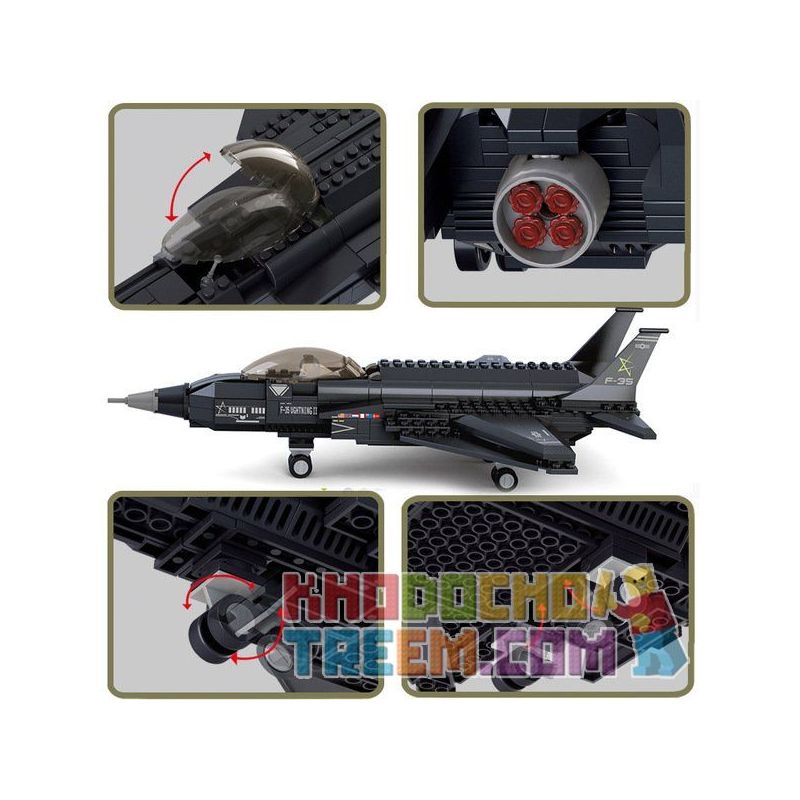 SLUBAN M38-B0510 B0510 0510 M38B0510 38-B0510 non  TIÊM KÍCH TÀNG HÌNH bộ đồ chơi xếp lắp ráp ghép mô hình Military Army Quân Sự Bộ Đội 252 khối