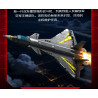 SEMBO 201410 Xếp hình lắp ráp ghép mô hình Bộ máy bay chiến đấu tàng hình J-20