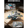 SEMBO 201410 Xếp hình lắp ráp ghép mô hình Bộ máy bay chiến đấu tàng hình J-20