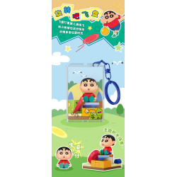 AREA-X AB0179 Xếp hình lắp ráp ghép mô hình Crayon Shin-chan: Đi chơi cùng nhau, phụ kiện cầm tay