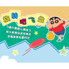 AREA-X AB0179 Xếp hình lắp ráp ghép mô hình Crayon Shin-chan: Đi chơi cùng nhau, phụ kiện cầm tay