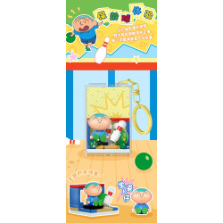 AREA-X AB0179 Xếp hình lắp ráp ghép mô hình Crayon Shin-chan: Đi chơi cùng nhau, phụ kiện cầm tay