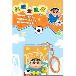 AREA-X AB0179 Xếp hình lắp ráp ghép mô hình Crayon Shin-chan: Đi chơi cùng nhau, phụ kiện cầm tay