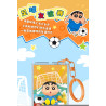 AREA-X AB0179 Xếp hình lắp ráp ghép mô hình Crayon Shin-chan: Đi chơi cùng nhau, phụ kiện cầm tay