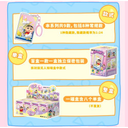 AREA-X AB0179 Xếp hình lắp ráp ghép mô hình Crayon Shin-chan: Đi chơi cùng nhau, phụ kiện cầm tay