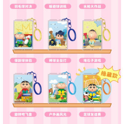 AREA-X AB0179 Xếp hình lắp ráp ghép mô hình Crayon Shin-chan: Đi chơi cùng nhau, phụ kiện cầm tay