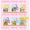 AREA-X AB0179 Xếp hình lắp ráp ghép mô hình Crayon Shin-chan: Đi chơi cùng nhau, phụ kiện cầm tay
