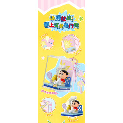 AREA-X AB0179 Xếp hình lắp ráp ghép mô hình Crayon Shin-chan: Đi chơi cùng nhau, phụ kiện cầm tay
