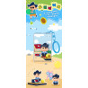 AREA-X AB0179 Xếp hình lắp ráp ghép mô hình Crayon Shin-chan: Đi chơi cùng nhau, phụ kiện cầm tay