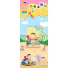 AREA-X AB0179 Xếp hình lắp ráp ghép mô hình Crayon Shin-chan: Đi chơi cùng nhau, phụ kiện cầm tay
