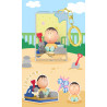 AREA-X AB0179 Xếp hình lắp ráp ghép mô hình Crayon Shin-chan: Đi chơi cùng nhau, phụ kiện cầm tay