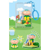 AREA-X AB0179 Xếp hình lắp ráp ghép mô hình Crayon Shin-chan: Đi chơi cùng nhau, phụ kiện cầm tay
