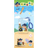 AREA-X AB0179 Xếp hình lắp ráp ghép mô hình Crayon Shin-chan: Đi chơi cùng nhau, phụ kiện cầm tay