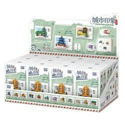 LOZ 8703 Xếp hình lắp ráp ghép mô hình City Impression Blind Box Phiên bản thứ 2 12 mẫu Bắc Kinh, Thành Đô, Trùng Khánh, Quảng Châu, Cáp Nhĩ Tân, Hàng Châu, Côn Minh, Nam Kinh, Thượng Hải, Thẩm Dương, Vũ Hán, Tây An